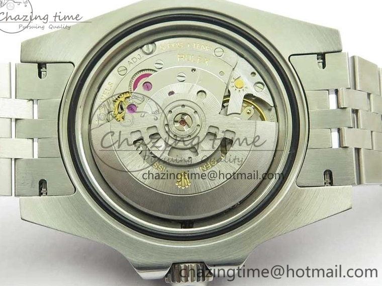 GMT-Master Blue 904L V3 Diamonds Jubilee Dial GMF Bracelet SA3285 II Steel On CHS White Bezel Black Edition Best 0330